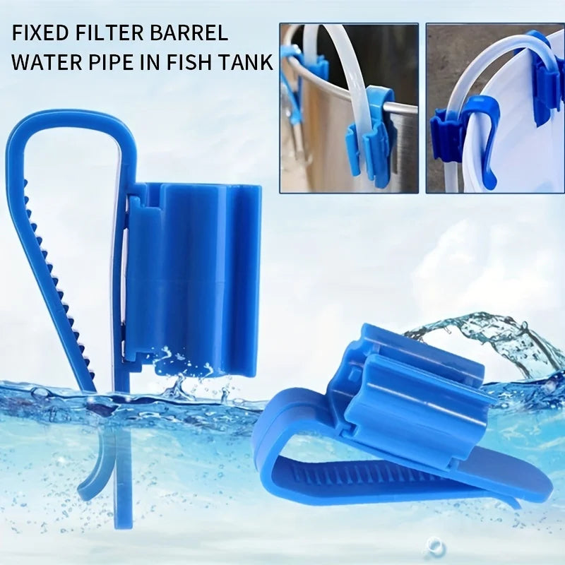 No-Spill Aquarium Hose Holder Clip