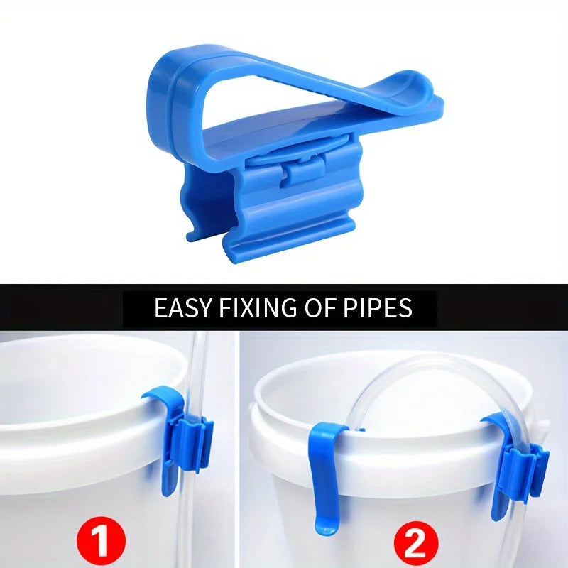 No-Spill Aquarium Hose Holder Clip